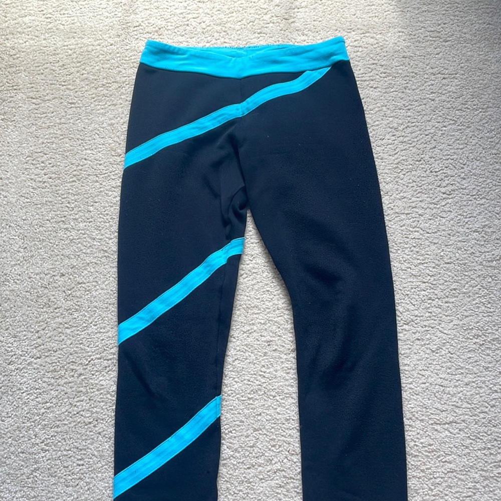 NY2 Sportswear Figure Skating Spiral Polartec Polar Fleece Pants